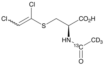 N-Acetyl-S-(1,2-dichloroethenyl)-L-cysteine-<sup>13</sup>C,d<sub>3</sub>