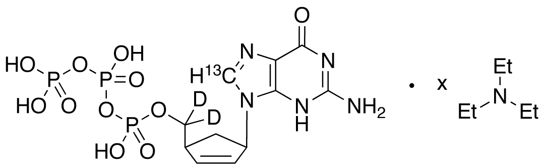 Carbovir-<sup>13</sup>C,d<sub>2</sub> Triphosphate Triethylamine Salt