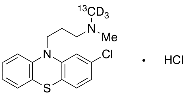 Chlorpromazine-<sup>13</sup>C,d<sub>3</sub> HCl
