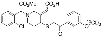 trans-Clopidogrel-MP-<sup>13</sup>C,d<sub>3</sub> Derivative(Mixture of Diastereomers)