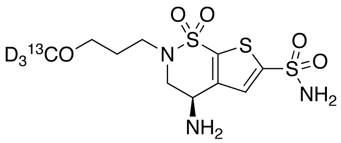 N-Desethyl Brinzolamide-<sup>13</sup>C,d<sub>3</sub>