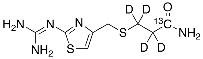 Famotidine-<sup>13</sup>C,d<sub>4</sub> Amide Impurity