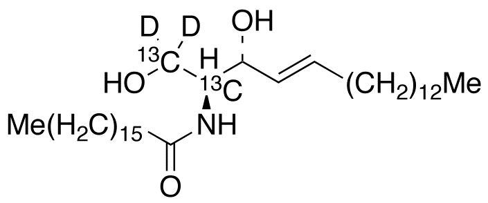 N-Heptadecanoyl-D-erythro-sphingosine-<sup>13</sup>C<sub>2</sub>,d<sub>2</sub>
