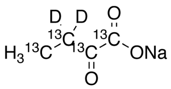 α-Ketobutyric Acid-<sup>13</sup>C<sub>4</sub>,d<sub>2</sub> Sodium Salt