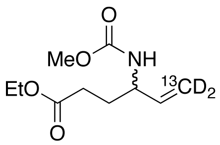 N-Methoxycarbonyl Vigabatrin-<sup>13</sup>C,d<sub>2</sub> Ethyl Ester