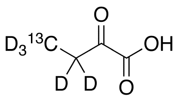 2-Oxobutanoic Acid-<sup>13</sup>C,d<sub>5</sub> Sodium Salt