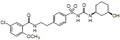 cis-3-hydroxy-Glyburide-d<sub>4</sub>-13C