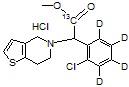 Clopidogrel-<sup>13</sup>C-d<sub>4</sub> HCl