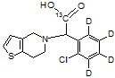 Clopidogrelat-<sup>13</sup>C-d<sub>4</sub>