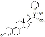 Trimegestone sulfate pyridinium salt-13C,d3