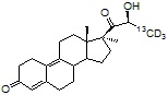 Trimegestone-<sup>13</sup>C,d<sub>3</sub>