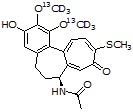 3-Desmethyl thiocolchicine<sup>13</sup>C<sub>2</sub>,d<sub>6</sub>