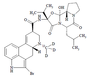 Bromocriptine-<sup>13</sup>C,d<sub>3</sub>