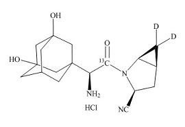 Hydroxy saxagliptin-<sup>13</sup>C,d<sub>2</sub> hydrochloride