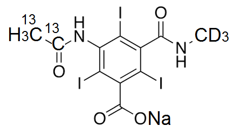 Sodium iothalamate-<sup>13</sup>C<sub>2</sub>,d<sub>3</sub>