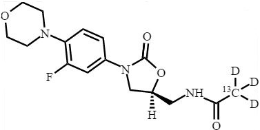Linezolid-<sup>13</sup>C,d<sub>3</sub>
