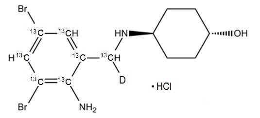 Ambroxol-<sup>13</sup>C<sub>7</sub>,d hydrochloride