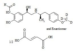 Formoterol-13C-d3 Hemifumarate