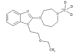 Emedastine-<sup>13</sup>C, d<sub>3</sub>
