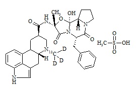 Dihydro Ergotamine-13C,d3 Mesylate