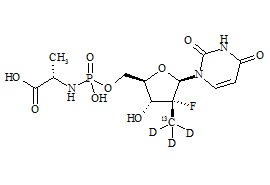 Sofosbuvir Impurity (GS-566500)-13C-d3