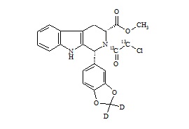 Chloropretadalafil-<sup>13</sup>C<sub>2</sub>-d<sub>2</sub>