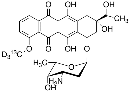 Daunorubicinol-<sup>13</sup>C,d<sub>3</sub>