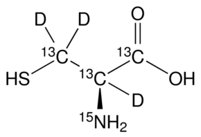 L-Cysteine-<sup>13</sup>C<sub>3</sub>,d<sub>3</sub>,<sup>15</sup>N