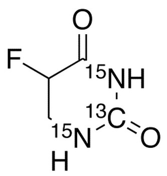5-Fluorodihydropyrimidine-2,4-dione-<sup>13</sup>C,<sup>15</sup>N<sub>2</sub>