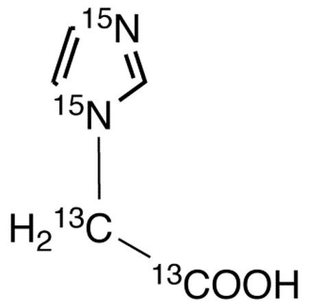 Imidazol-1-yl-acetic acid-<sup>13</sup>C<sub>2</sub>,<sup>15</sup>N<sub>2</sub>