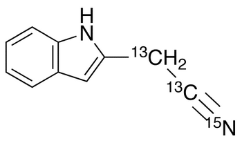 Indole-2-acetonitrile-<sup>13</sup>C<sub>2</sub>, <sup>15</sup>N
