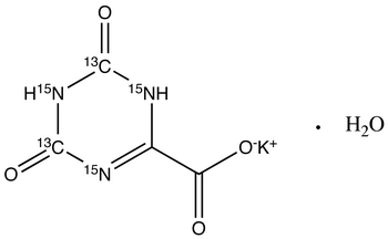 Oxonic Acid -<sup>13</sup>C<sub>2</sub>,<sup>15</sup>N<sub>3</sub> Potassium Salt Hydrate