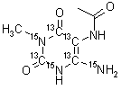 5-Acetylamino-6-amino-3-methyluracil-<sup>13</sup>C<sub>4</sub>,<sup>15</sup>N<sub>3</sub>