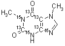 1,7-Dimethylxanthine-<sup>13</sup>C<sub>4</sub>,<sup>15</sup>N<sub>3</sub>