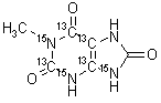 1-Methyluric Acid-<sup>13</sup>C<sub>4</sub>,<sup>15</sup>N<sub>3</sub>