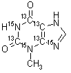 3-Methylxanthine-<sup>13</sup>C<sub>4</sub>,<sup>15</sup>N<sub>3</sub>
