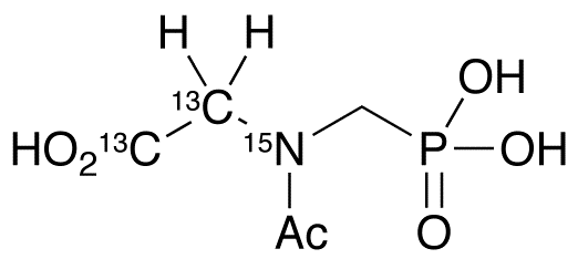 N-Acetyl Glyphosate-<sup>13</sup>C<sub>2</sub>,<sup>15</sup>N