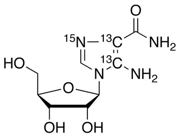 5-Aminoimidazole-4-carboxamide-1-β-D-ribofuranoside-<sup>13</sup>C<sub>2</sub>,<sup>15</sup>N