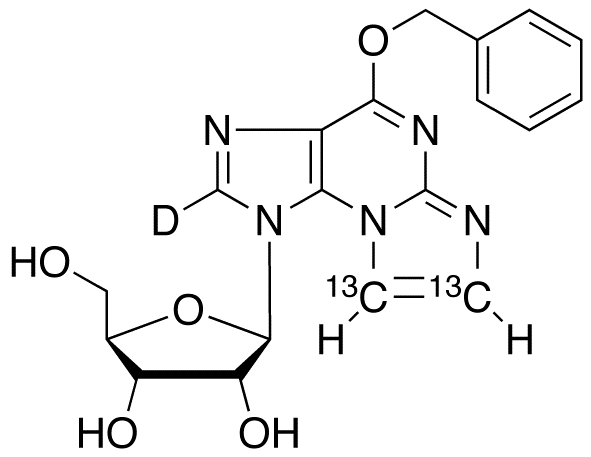 O<sup>6</sup>-Benzyl-N<sup>2</sup>,3-etheno Guanosine-<sup>13</sup>C<sub>2</sub>,d