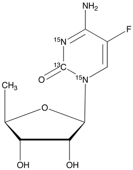 5’-Deoxy-5-fluorocytidine-<sup>13</sup>C,<sup>15</sup>N<sub>2</sub>