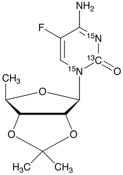 5’-Deoxy-2’,3’-O-isopropylidene-5-fluorocytidine-<sup>13</sup>C,<sup>15</sup>N<sub>2</sub>