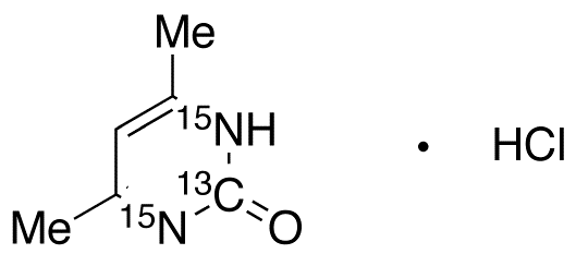 4,6-Dimethyl-2(1H)-pyrimidinone-<sup>13</sup>C,<sup>15</sup>N<sub>2</sub> HCl