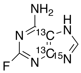 2-Fluoroadenine-<sup>13</sup>C<sub>2</sub>,<sup>15</sup>N