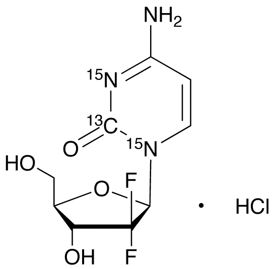 Gemcitabine-<sup>13</sup>C,<sup>15</sup>N<sub>2</sub> hydrochloride