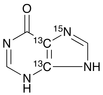 Hypoxanthine-<sup>13</sup>C<sub>2</sub>,<sup>15</sup>N