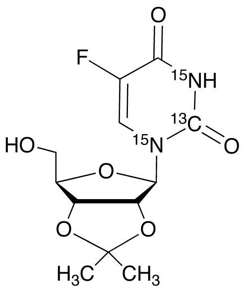 2’,3’-O-Isopropylidene-5-fluorouridine-<sup>13</sup>C,<sup>15</sup>N<sub>2</sub>