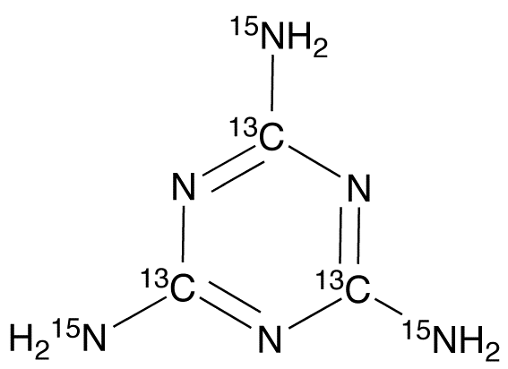 Melamine-<sup>13</sup>C<sub>3</sub>,<sup>15</sup>N<sub>3</sub>