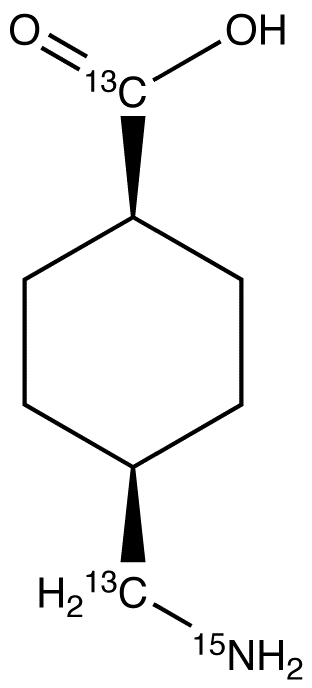 cis-Tranexamic Acid-<sup>13</sup>C<sub>2</sub>,<sup>15</sup>N
