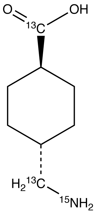 Tranexamic Acid-<sup>13</sup>C<sub>2</sub>,<sup>15</sup>N