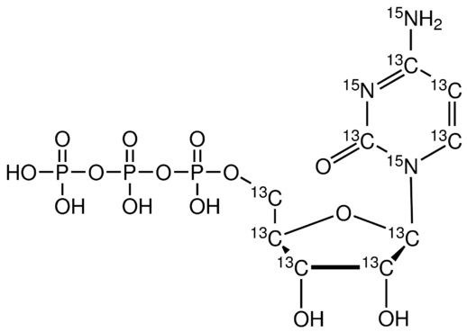 Cytidine 5’-triphosphate-<sup>13</sup>C<sub>9</sub>,<sup>15</sup>N<sub>3</sub> (Li<sub>2</sub> salt)